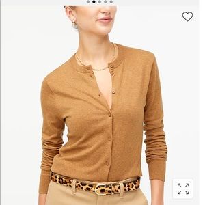 Brown J Crew Cardigan